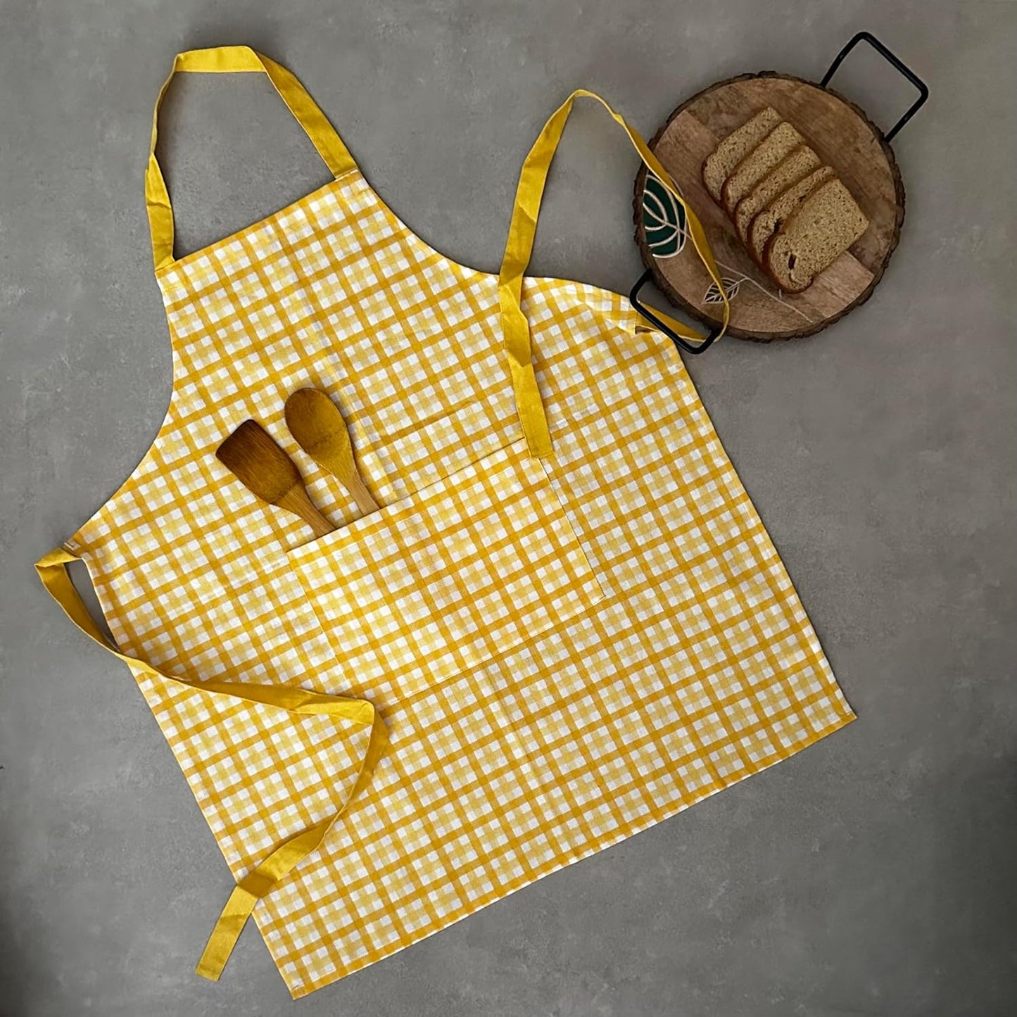 Kitchen Apron – Culinary Apron – 100% Cotton – European Standard – Indian Fit