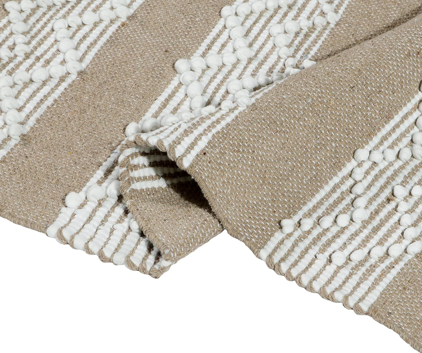 Hand Woven Cotton Rug – Export Quality – 2x5 ft (60x152 cm)