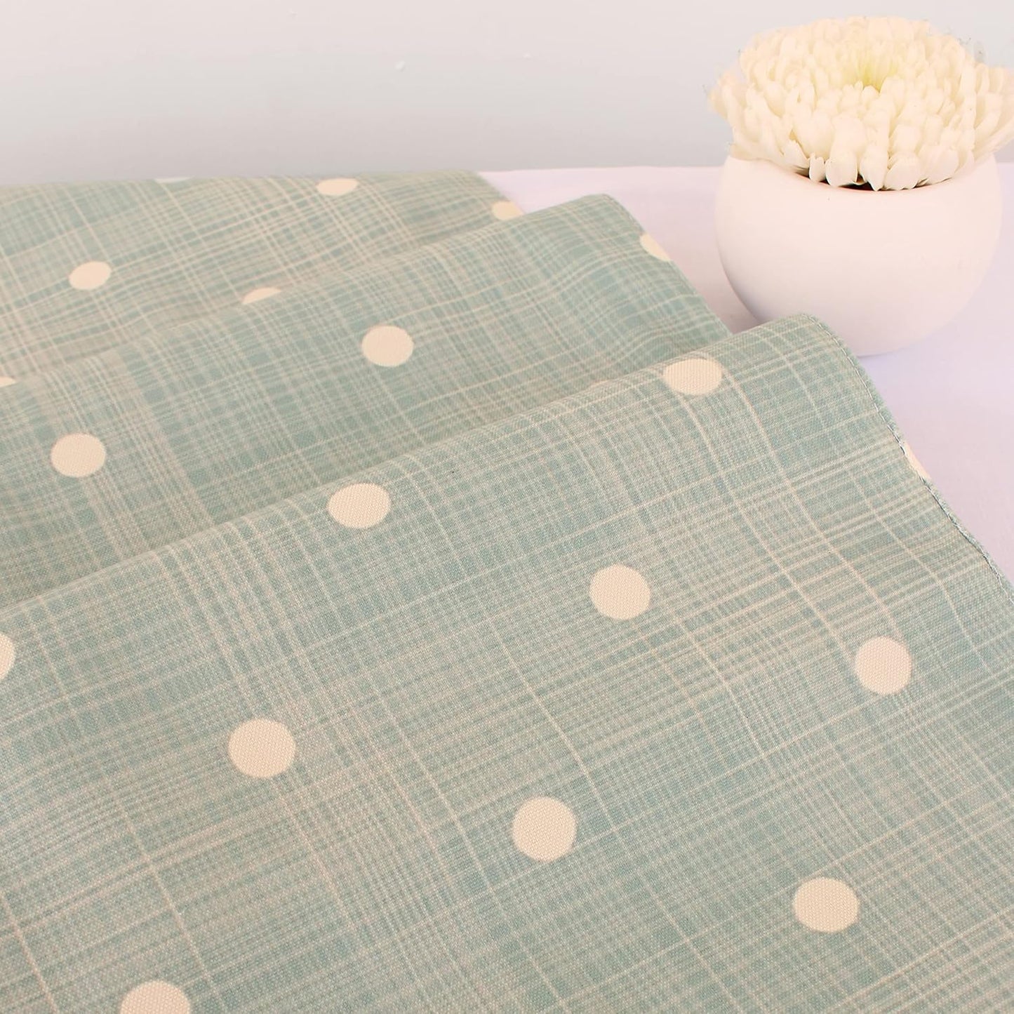 Polka Dot Poly Cotton Table & Bed Runner – 13x72 Inch – Wholesale Home Decor