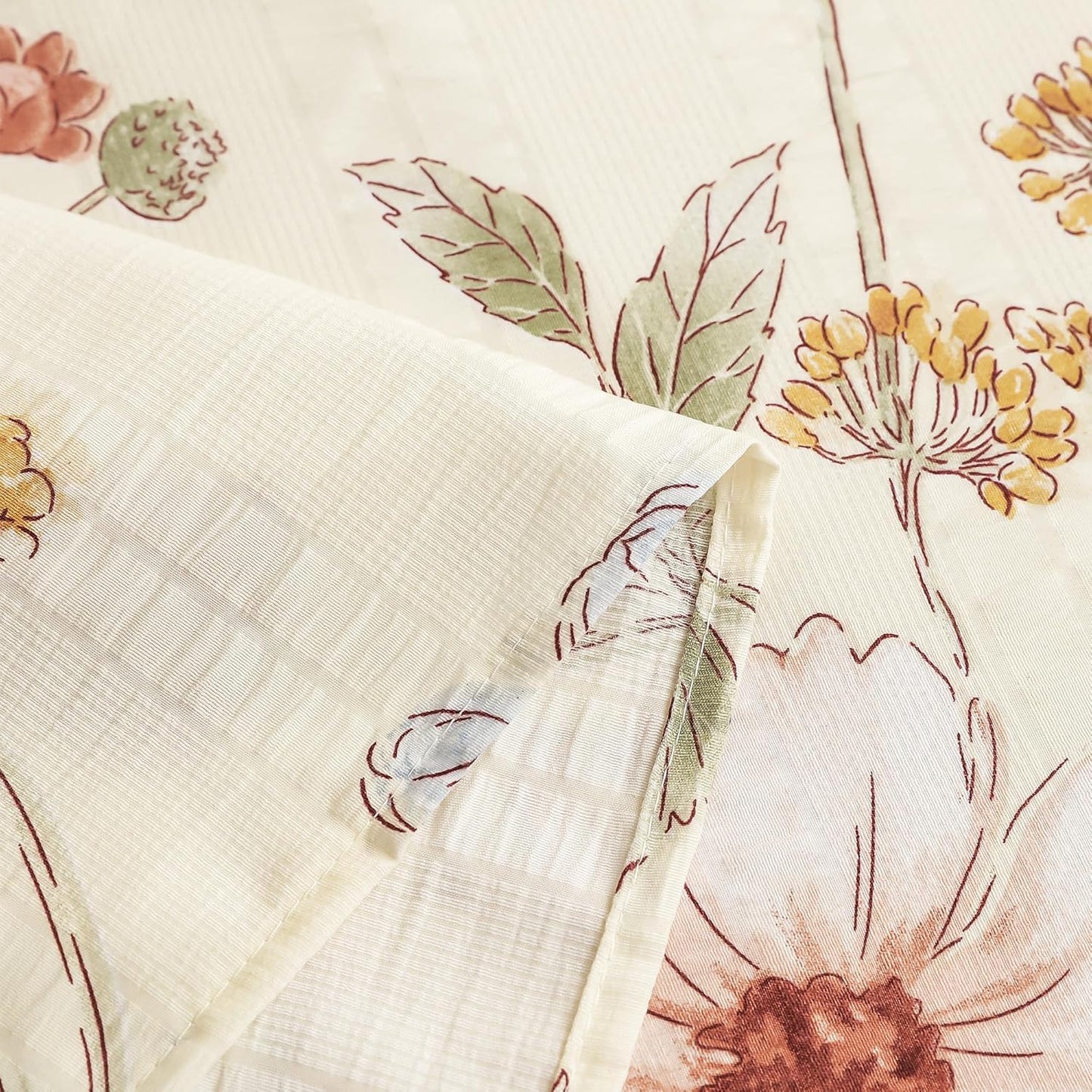 King Size Bedsheet - Cloud Cotton 300 TC - Floral Design, 2 Pillow Covers