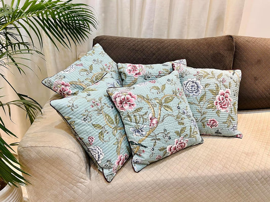 Wholesale Cushion Cover – Pure Cotton Hand Block Print – 16x16 inch (Pack of 2)