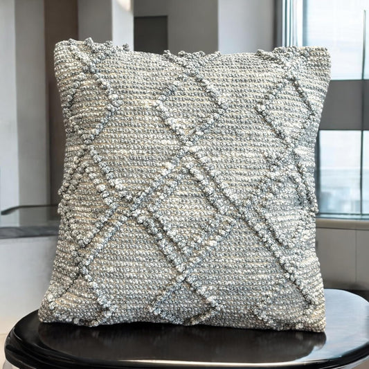 Cushion Cover Pair – Hand Crafted Pit Loom Cotton – 18"x18" Bohemian Style