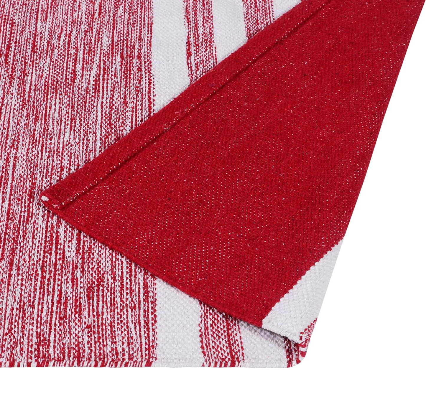 Hand Woven Cotton Runner – 100% Natural – 2x5 ft (60x152 cm) – Artisan Crafted