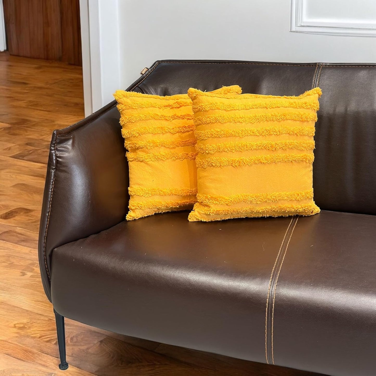 Tufted Cushion Cover – 100% Cotton Boho Style – 16x16 inch (Wholesale)