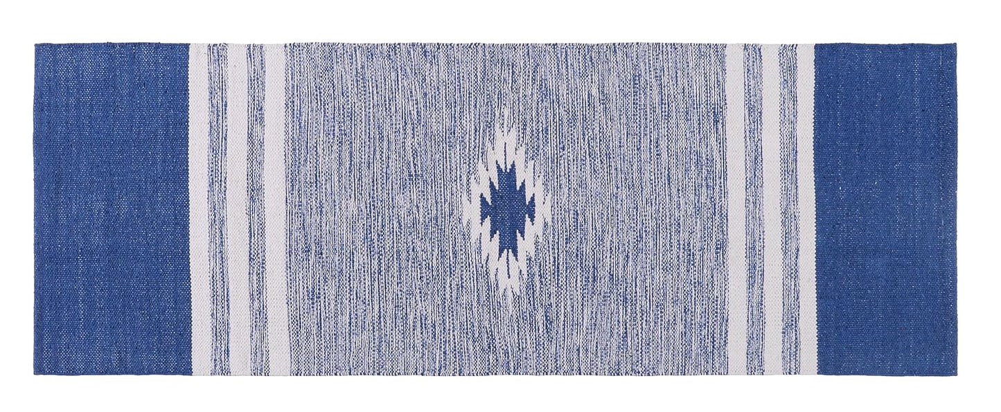 Hand Woven Cotton Rug Runner – Natural Fiber – 2x5 ft (60x152 cm) – Washable