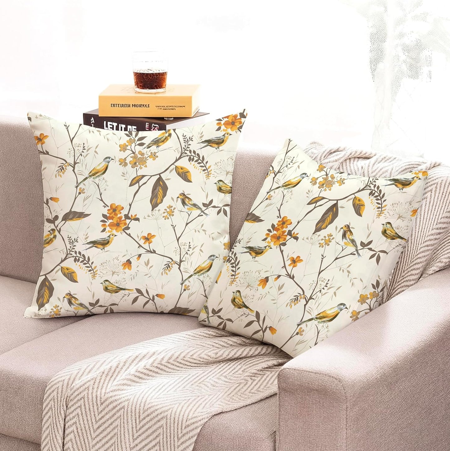 Wholesale Cushion Cover – Organic Cotton Hand Block Print – 16x16 Inch Set of 2