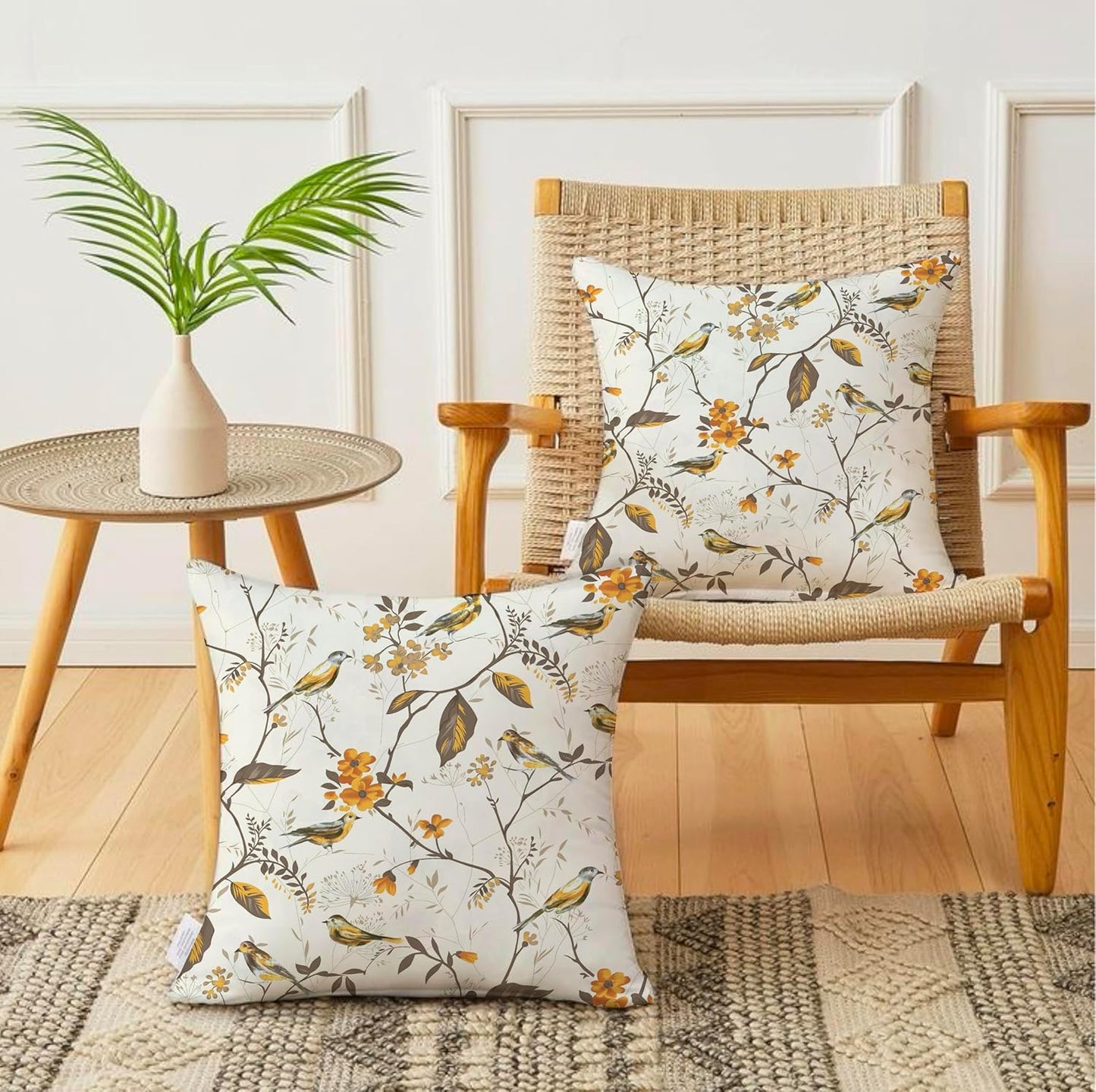 Wholesale Cushion Cover – Organic Cotton Hand Block Print – 16x16 Inch Set of 2