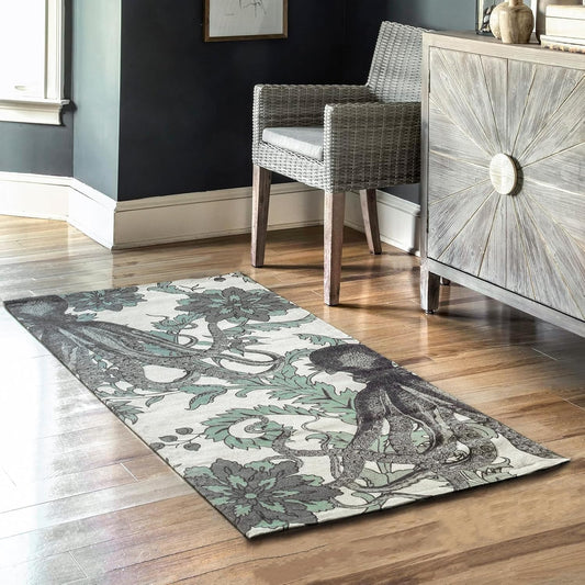 Hand Woven Rug Runner – 100% Natural Cotton – Designer Export Quality – 2x5 ft (60x152 cm)