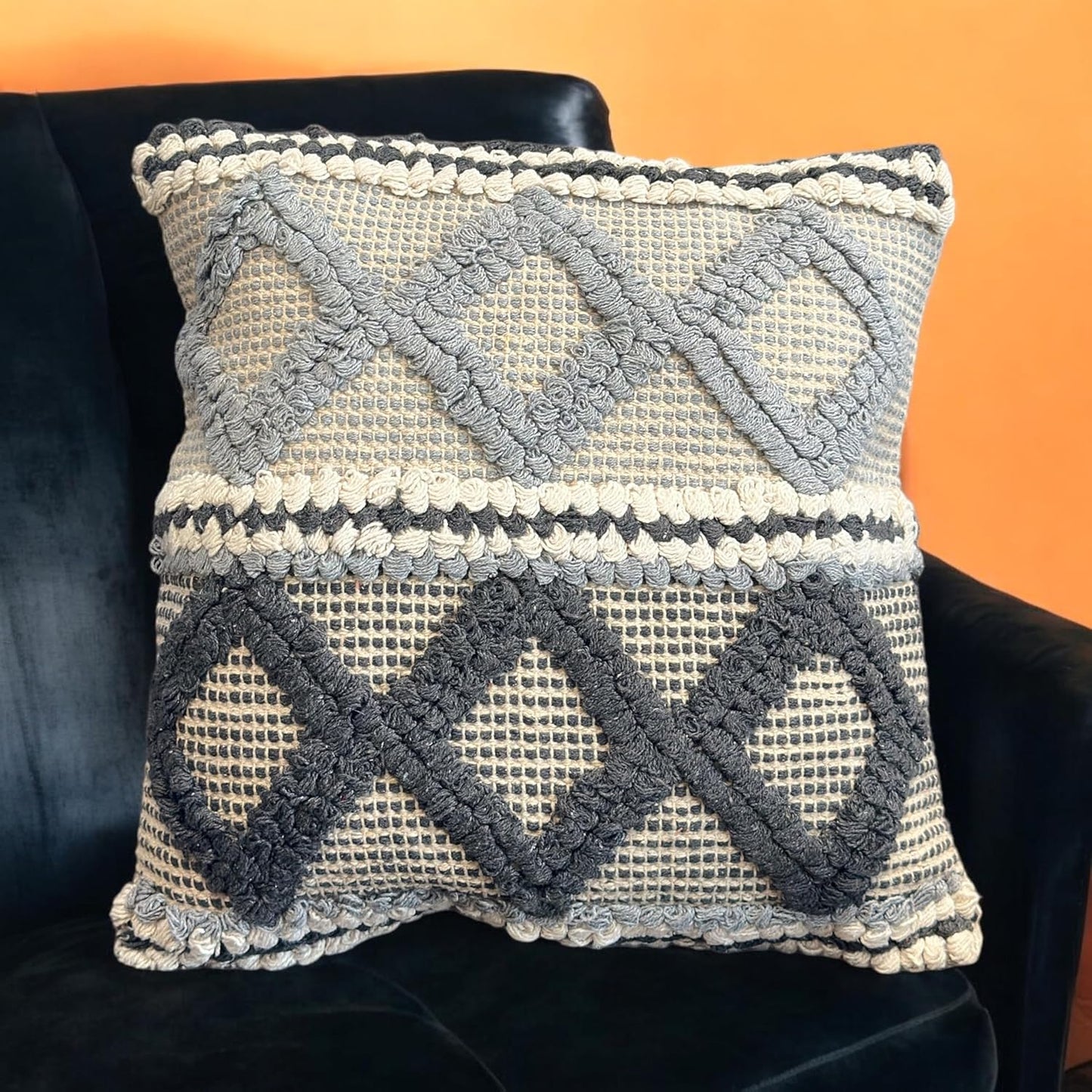 Wholesale Cushion Cover – Handwoven Cotton Pit Loom – 18x18" (Set of 2)