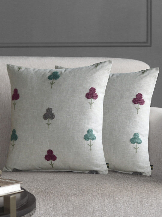 Set of 2 - Patterned Pillow Cases – Home Textile Accessories – Durable Fabric