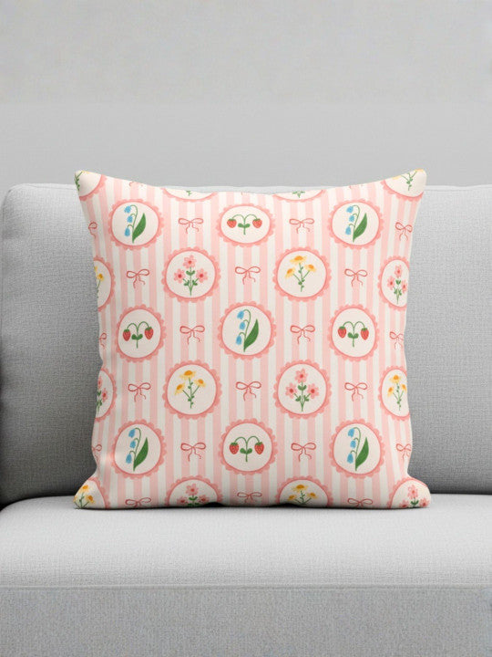 Set of 5 - Decorative Pillow Cover – Home Textiles – Cotton, Versatile Patterns – 16x16 Inch