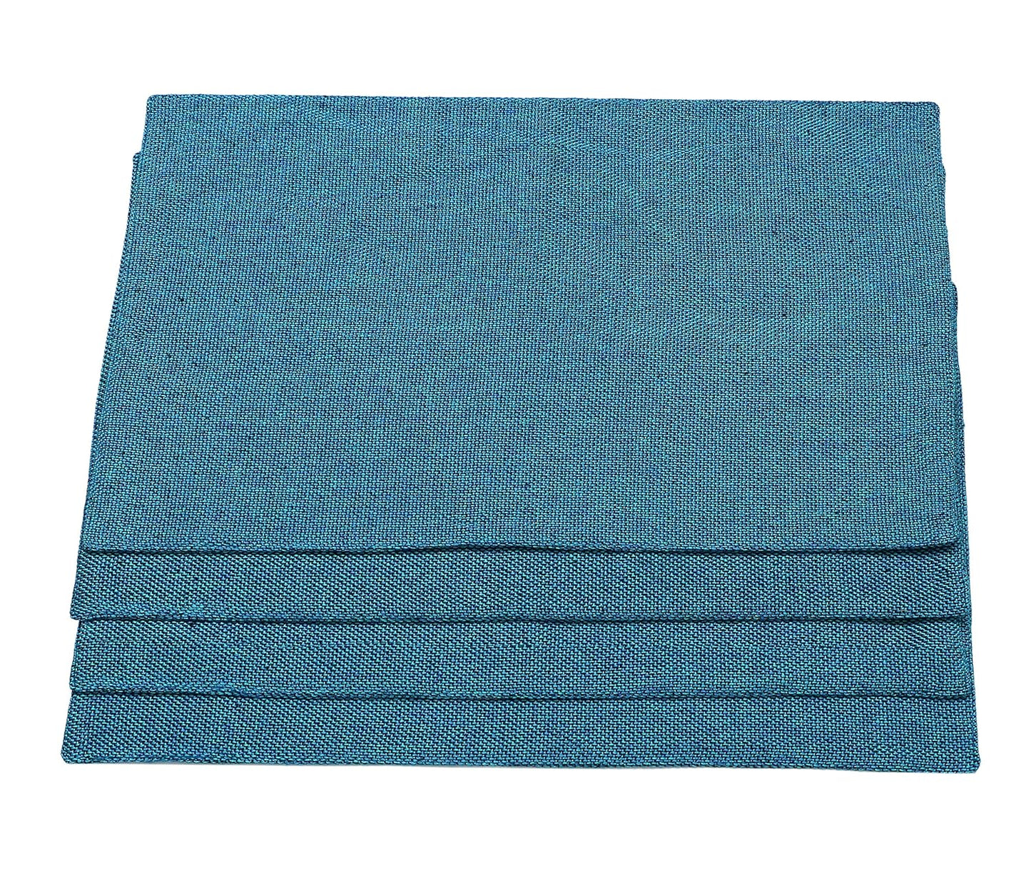 Table Placemats – Jute & Polyester Blend, Heat-Resistant – 12x18" (Set of 4)