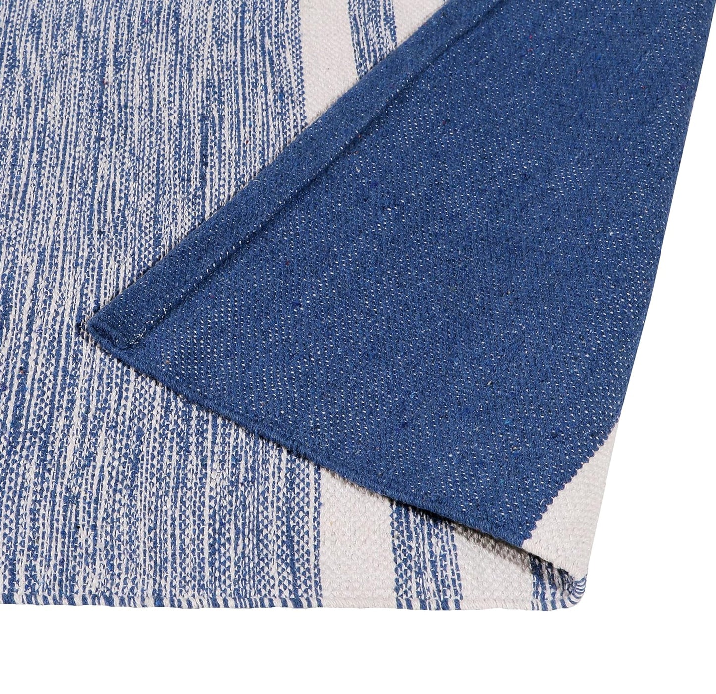 Hand Woven Cotton Rug Runner – Natural Fiber – 2x5 ft (60x152 cm) – Washable