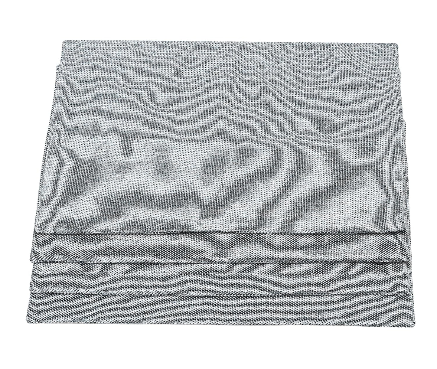 Table Placemat Set – Jute & Polyester, Heat-Resistant – 12"x18" (Set of 4)