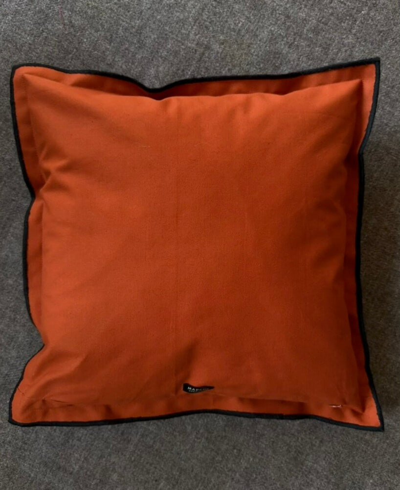 Marna | Solid Rust Cushion Cover