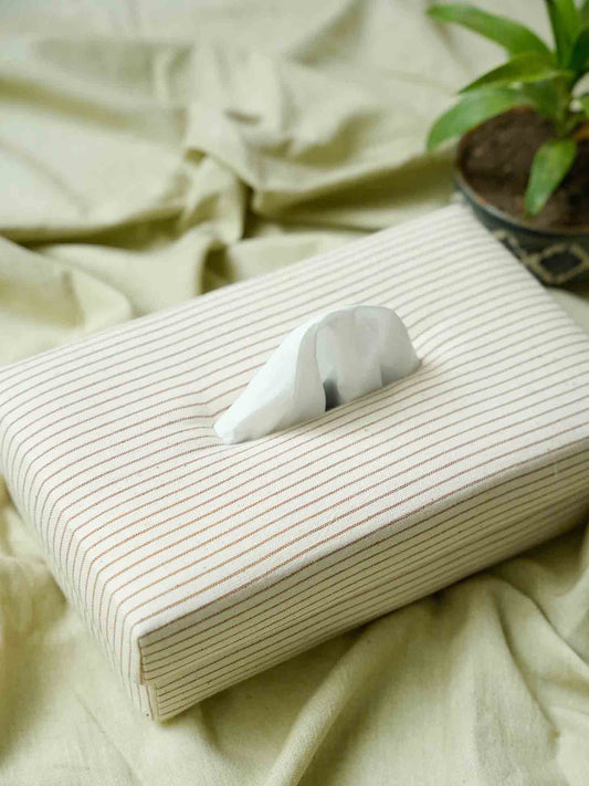 Handwoven Khadi Tissue Box - Eco-Friendly Fabric
