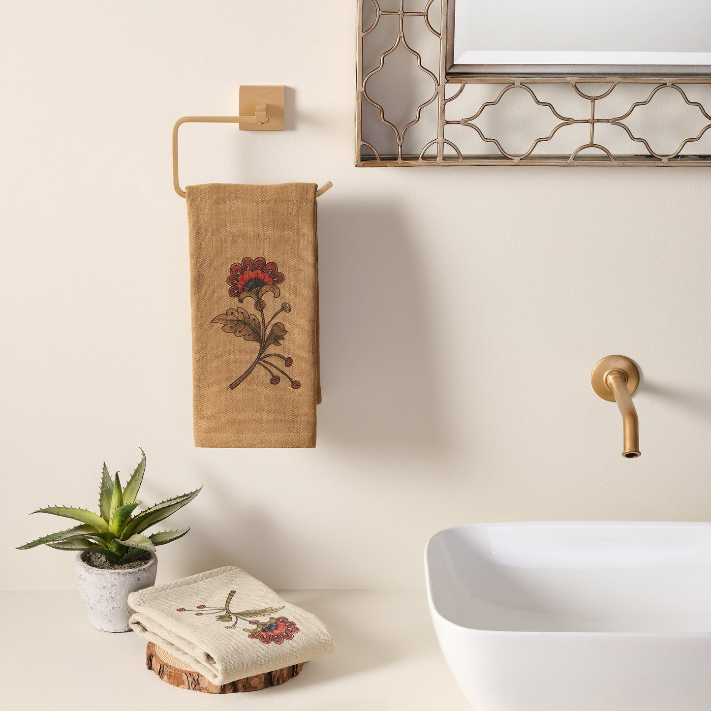 Hammam Terry Hand Towel - Quick-Drying, Lightweight