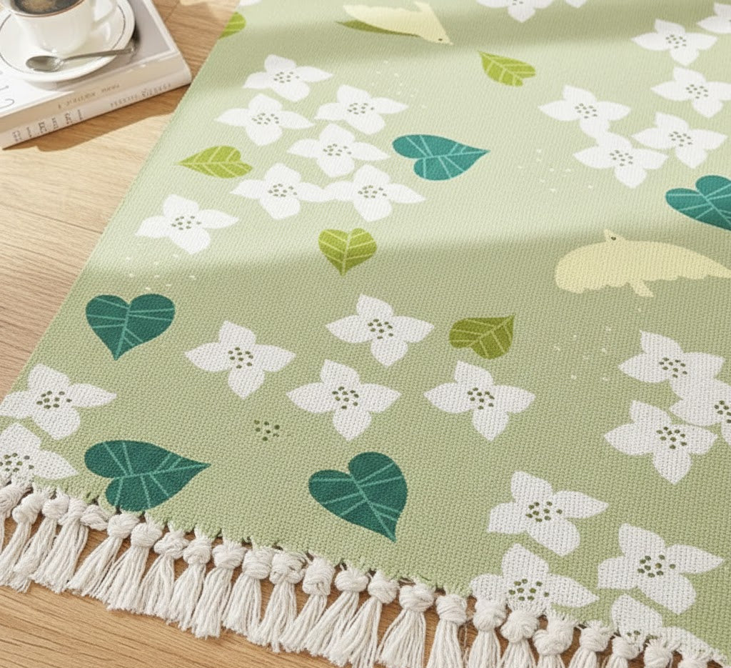 Bedside Runner – Washable Printed Cotton – 2x5 Feet (60x152 cm)