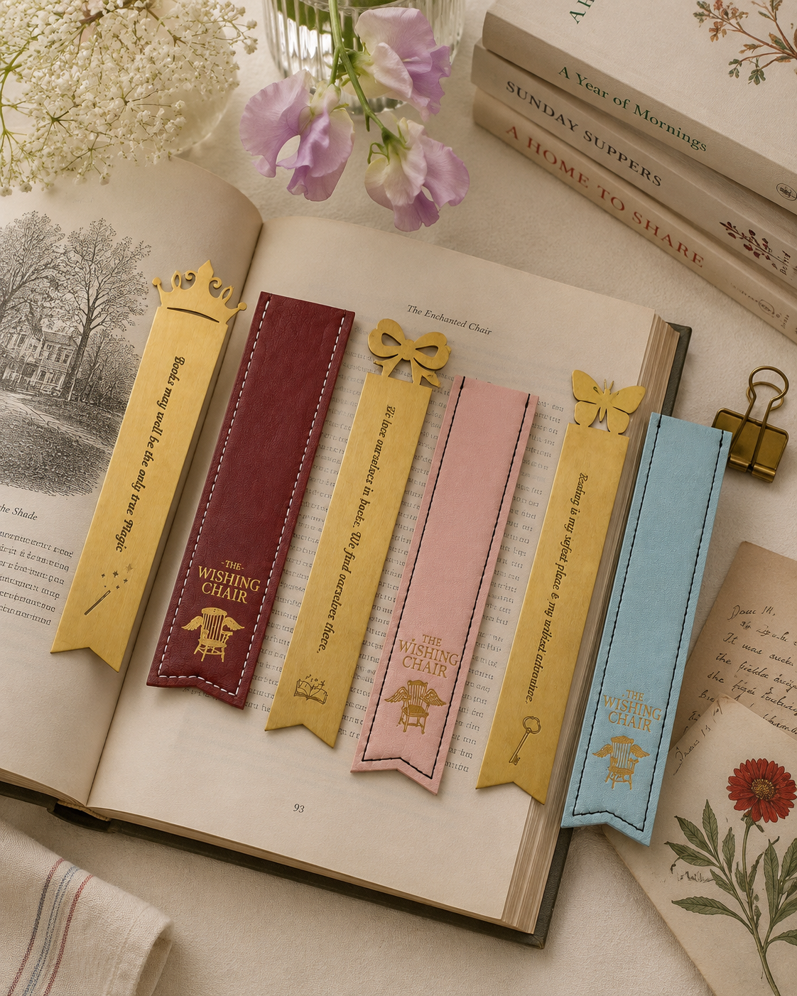 Bookmark | Metal Raxine Butterfly Silhouette | 15x3cm | Engraved Quote