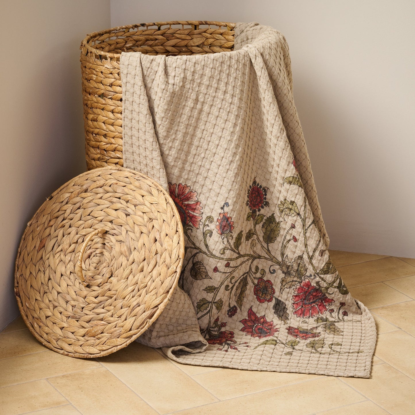 Cotton Bamboo Waffle Towel - Bath Set
