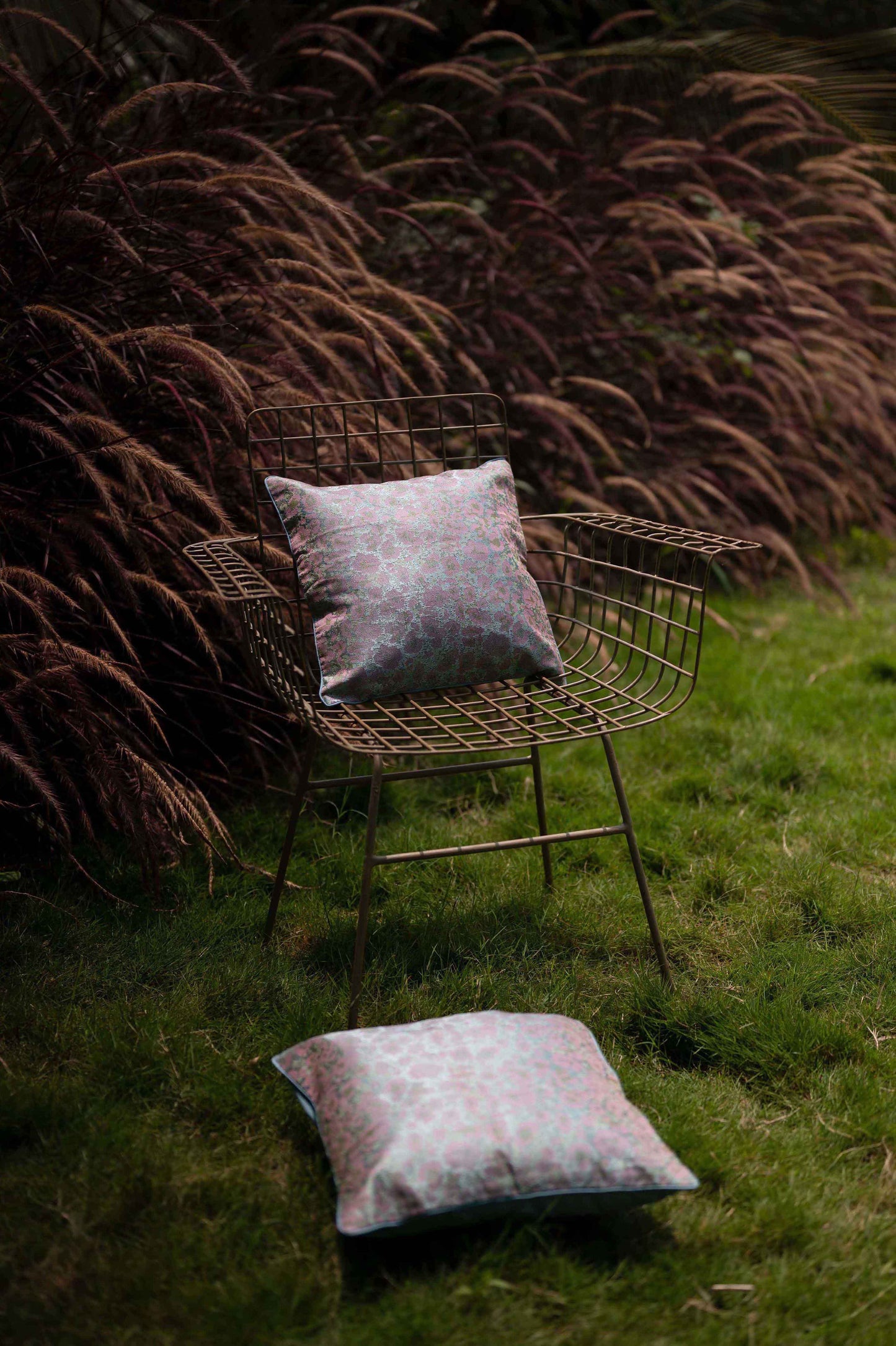 Handwoven Jacquard Cushion Cover - Silk Cotton