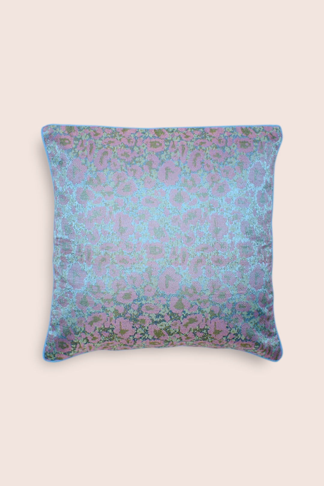 Handwoven Jacquard Cushion Cover - Silk Cotton