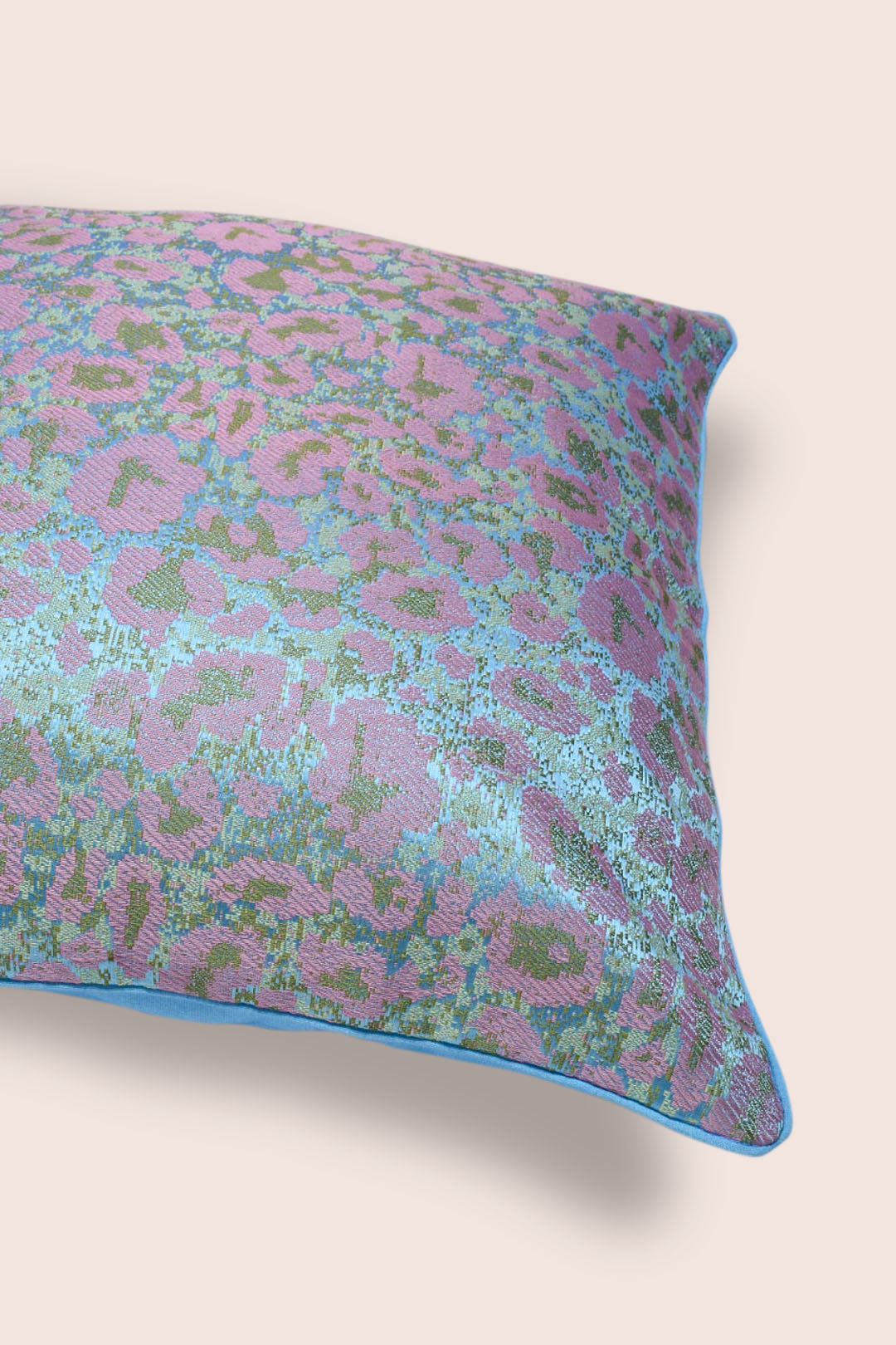 Handwoven Jacquard Cushion Cover - Silk Cotton