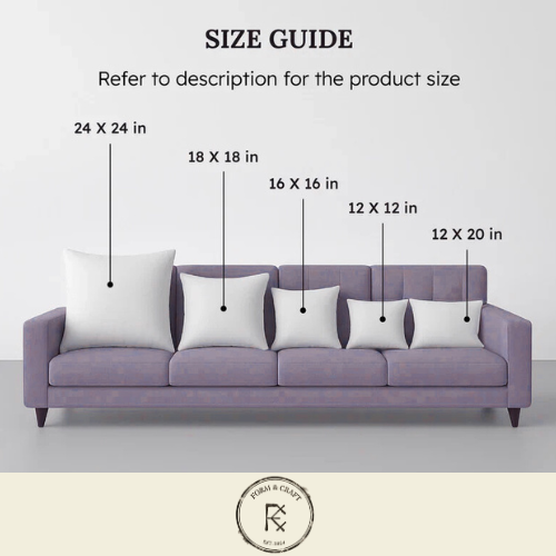 Cotton Tufted Cushion Cover – 16x16 inch – Retail Home Decor