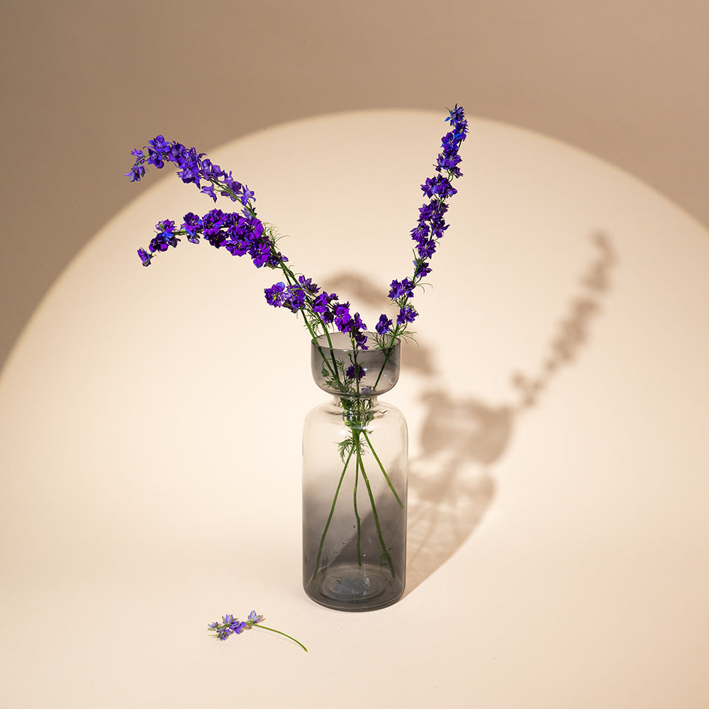 Handblown Tinted Glass Vase - Grande Size, 3 Colors