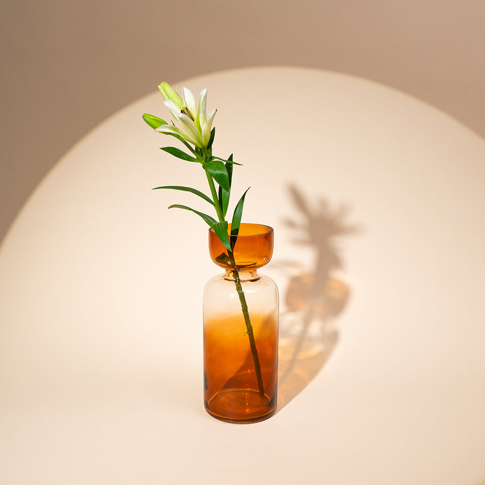 Handblown Tinted Glass Vase - Grande Size, 3 Colors