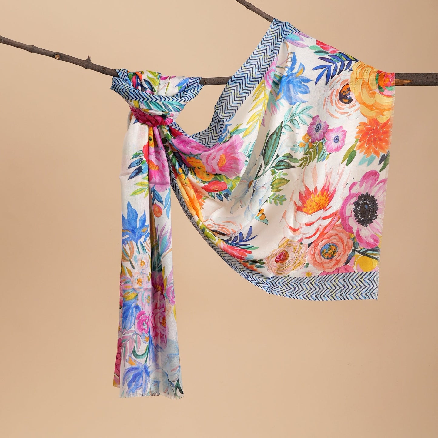 Scarf | Bamboo Modal Petal Design