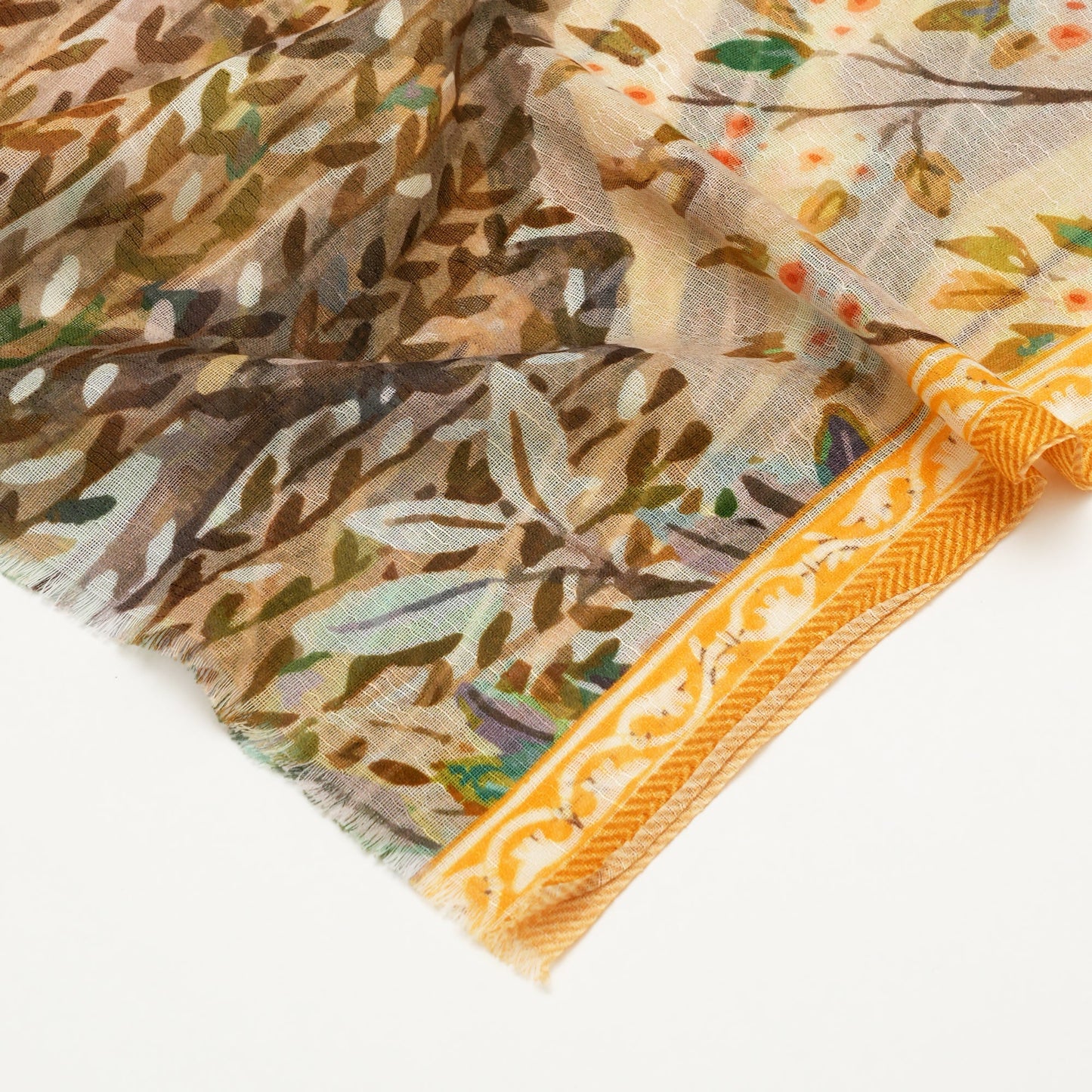 Scarf | Cotton Linen Soft Breathable | Kraft Gift Pack