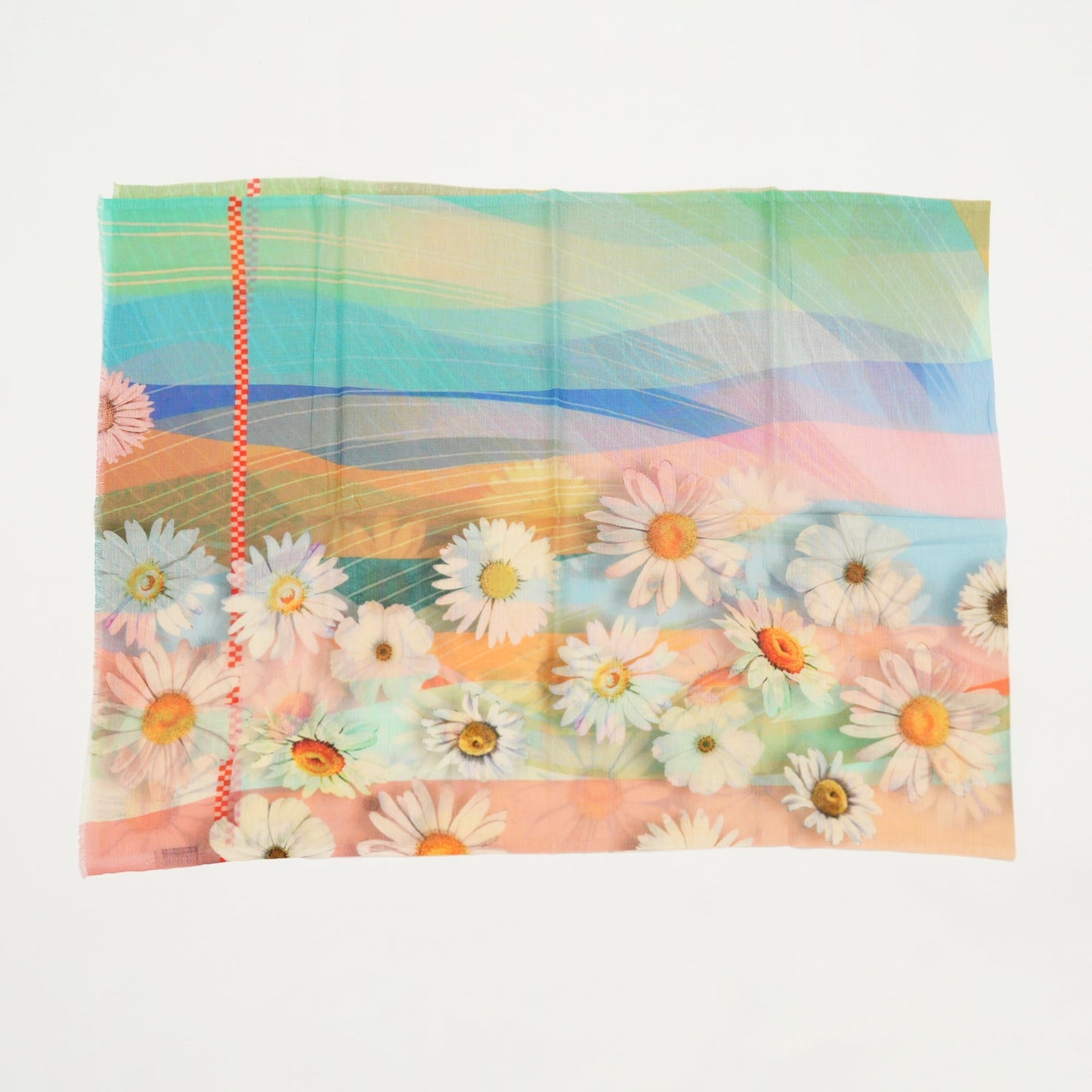 Scarf | Cotton Linen Sunburst | Pastel