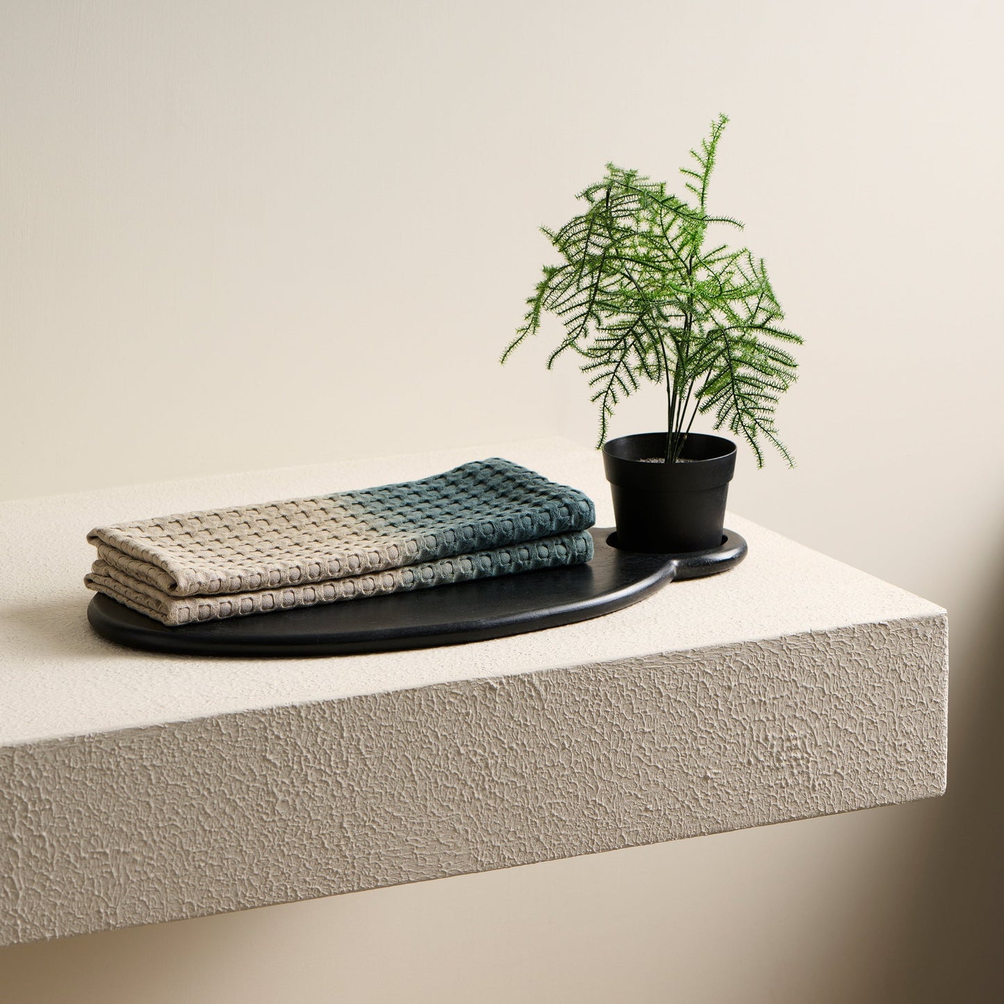 Dip Dye | Cotton Bamboo | Waffle  | Hand Towel