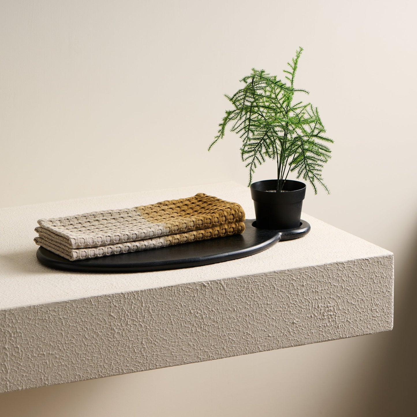 Dip Dye | Cotton Bamboo | Waffle  | Hand Towel
