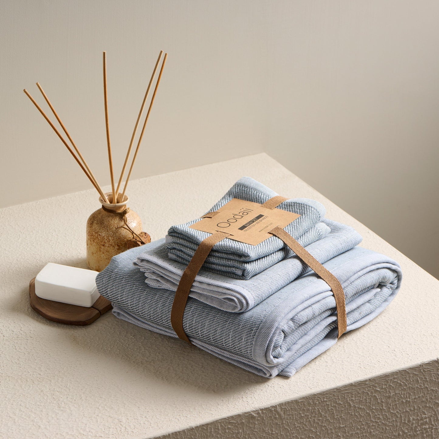 Cotton Bamboo Hammam Terry Towel - Eco-Friendly