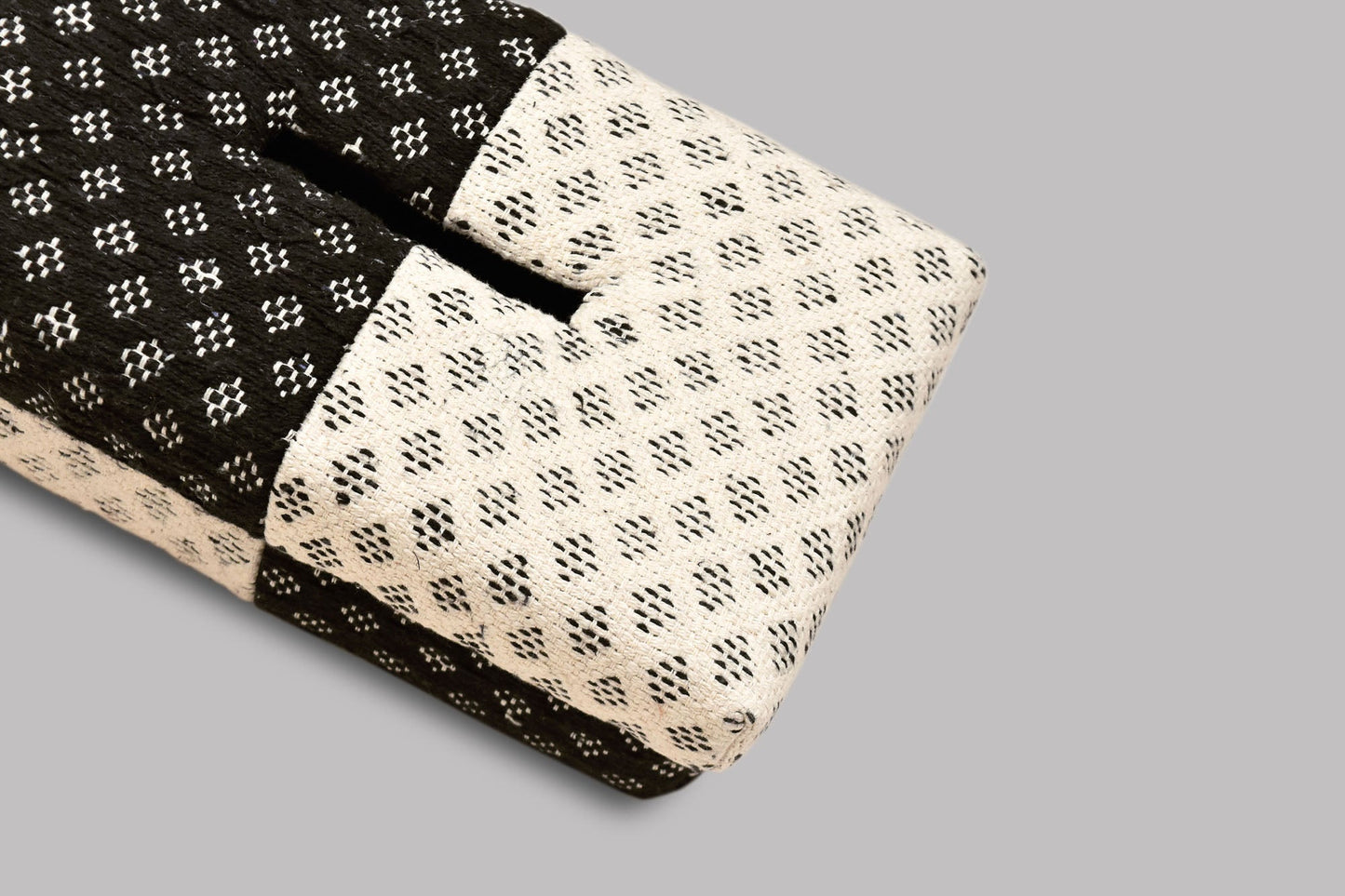 Handwoven Jacquard Tissue Box - Two-Sided Pattern