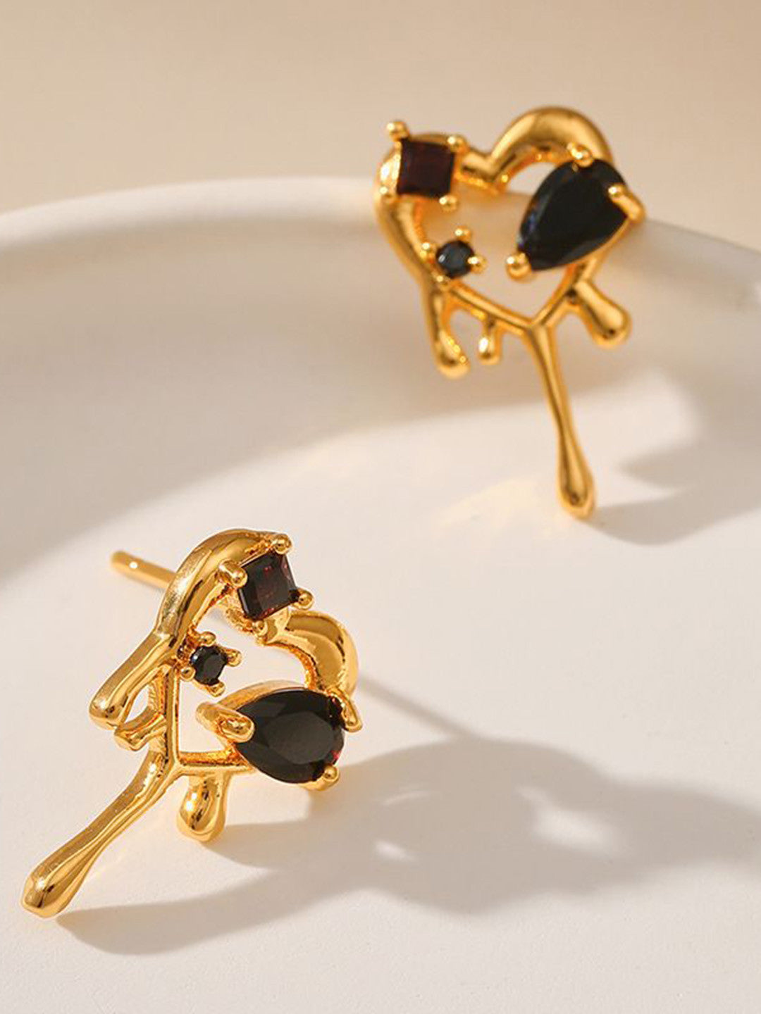 Contemporary Studs – Fashion Earrings – Multicoloured Alloy – Retail Assortment