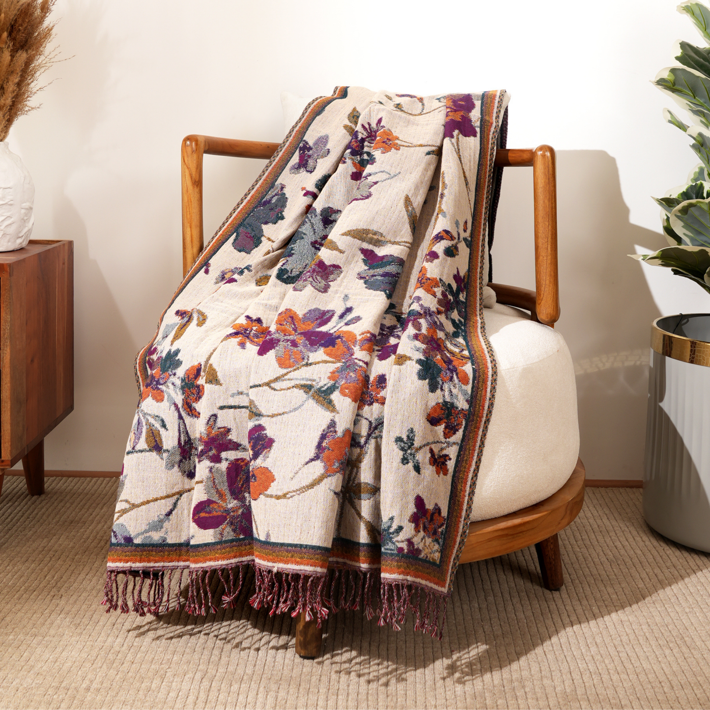 Floral Reverie Throw 125cm x 175cm