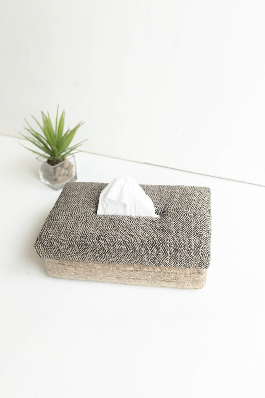 Elinor - Hand Woven Tissue Box
