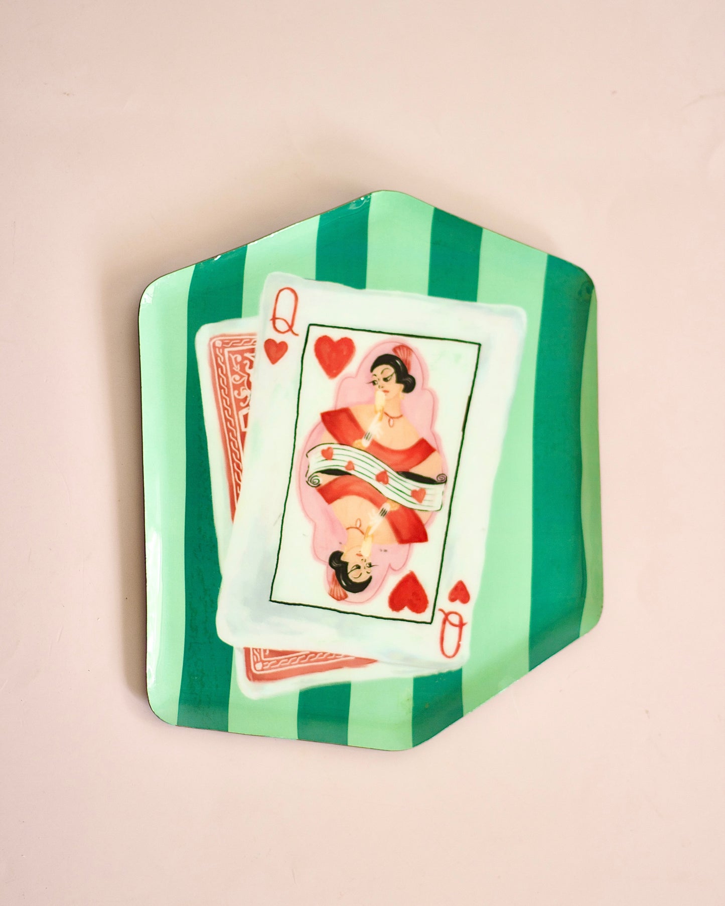 Wall Plate | Queen of Hearts Print | 25.5 x 21.25cm