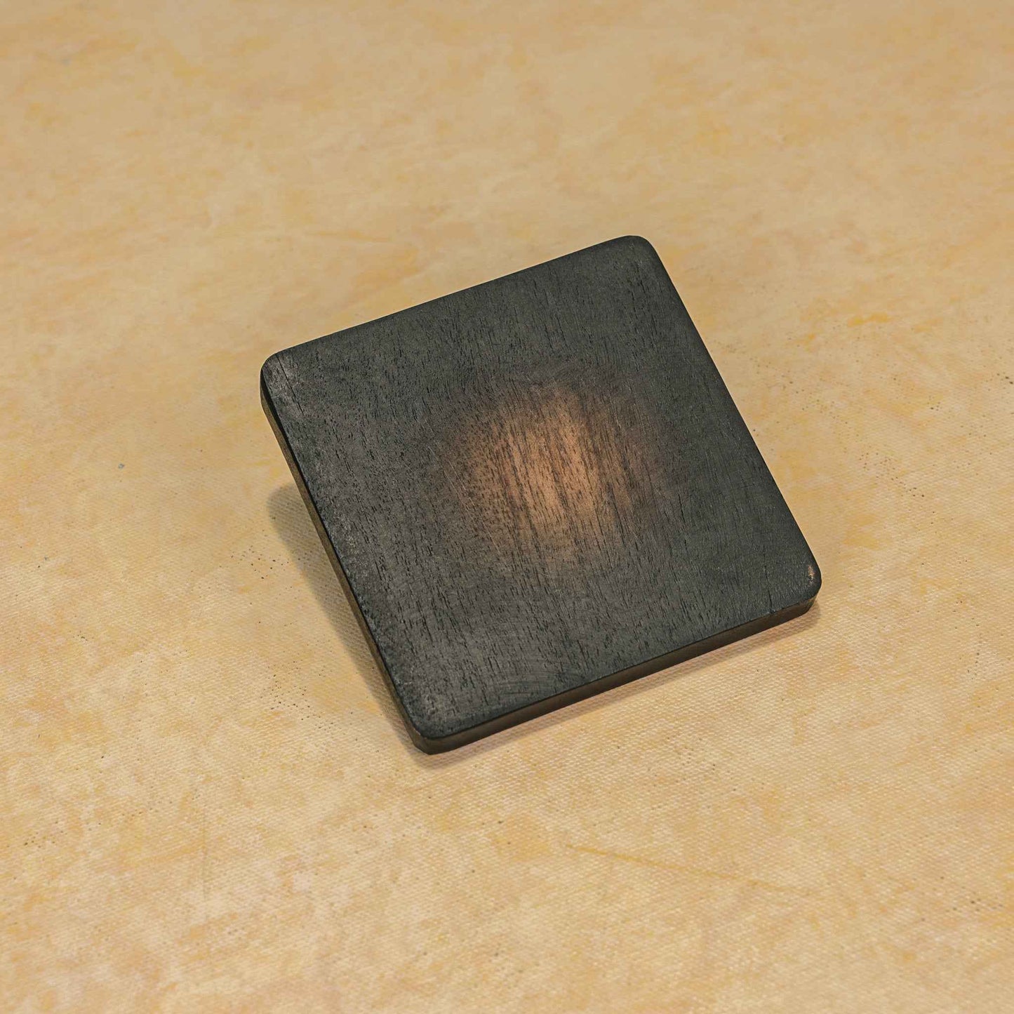 Acacia Wood Coasters – Tabletop Decor – Black Vignette Finish – Set of 4