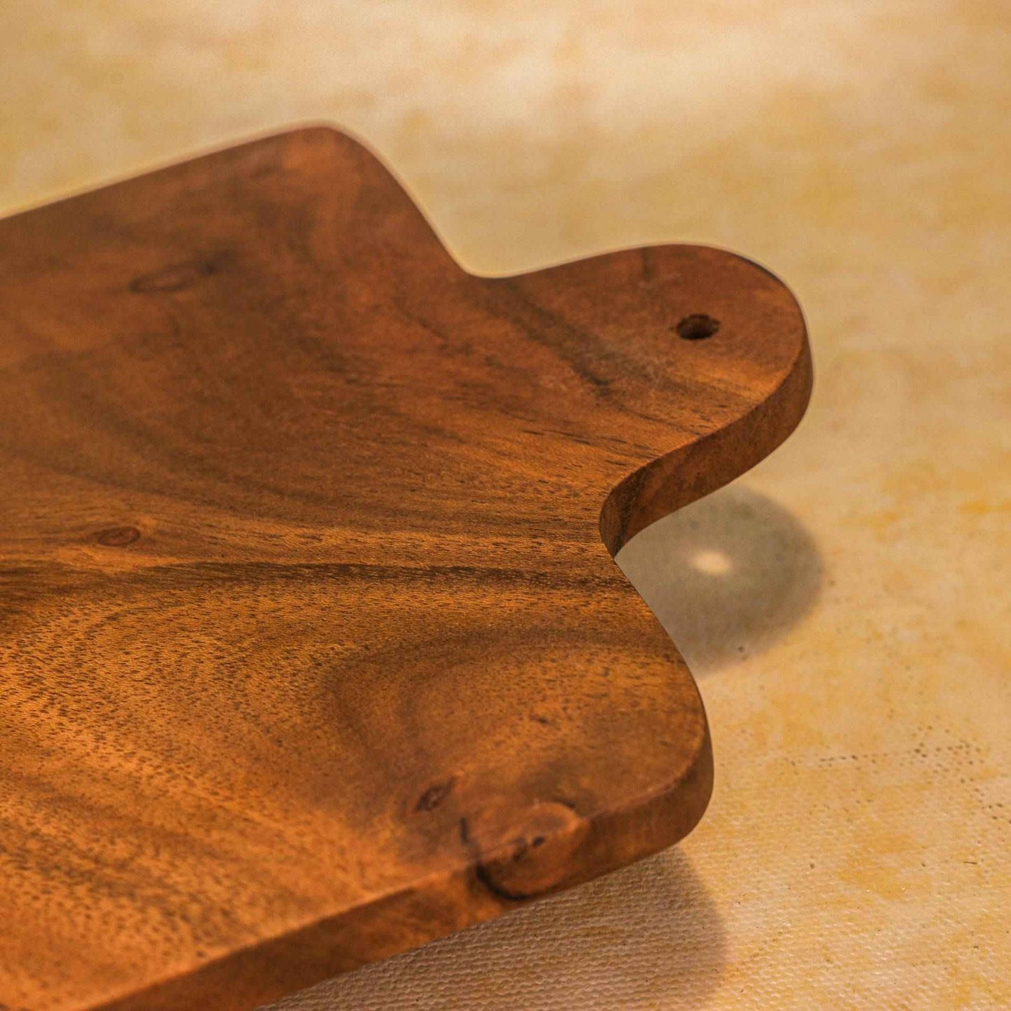 Earthstone Serving Board – Acacia Wood Serving Boards – Handcrafted – Set of 4