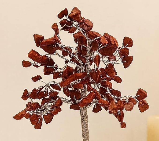 Jasper Gemstone Tree – Healing Crystal Decor – 9-inch Tabletop Display