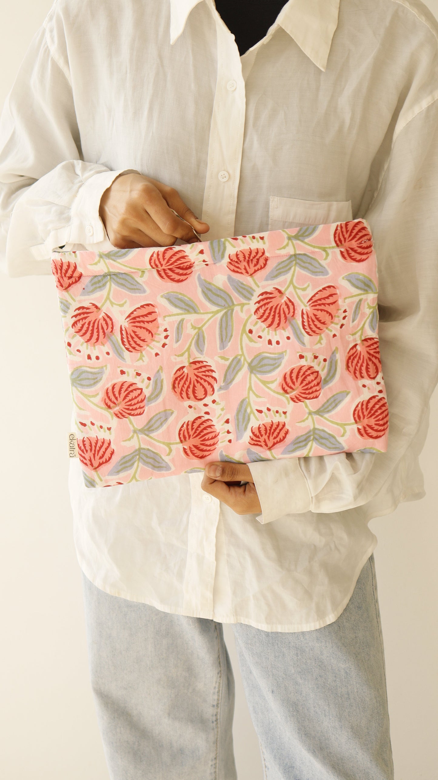 Organic Cotton Pouch Large - 15 Prints