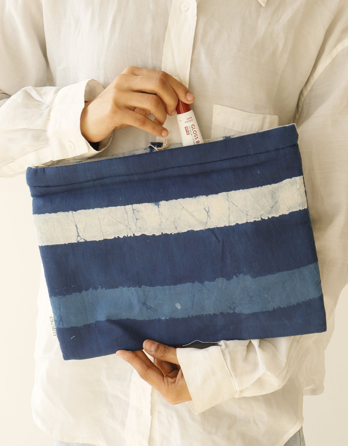 Handcrafted Cotton Pouch Utility - XL Size, 13 Prints