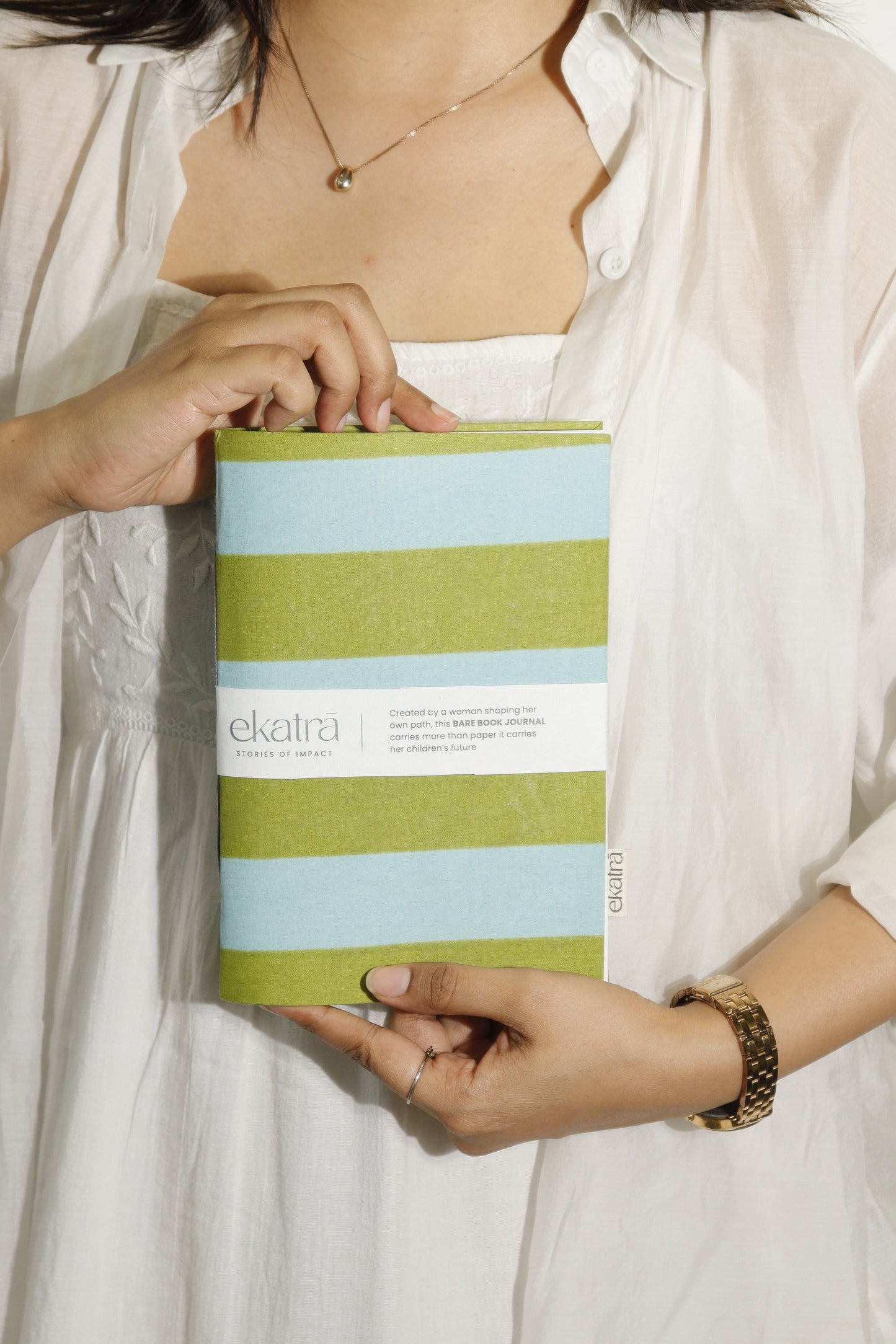 Hand-Stitched Unruled Journal - A5, 16 Cover Prints