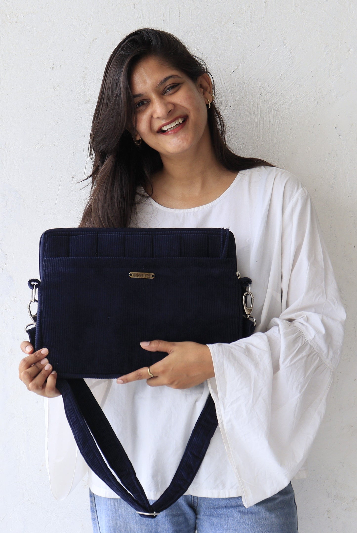Corduroy Laptop Bag - Three Colours
