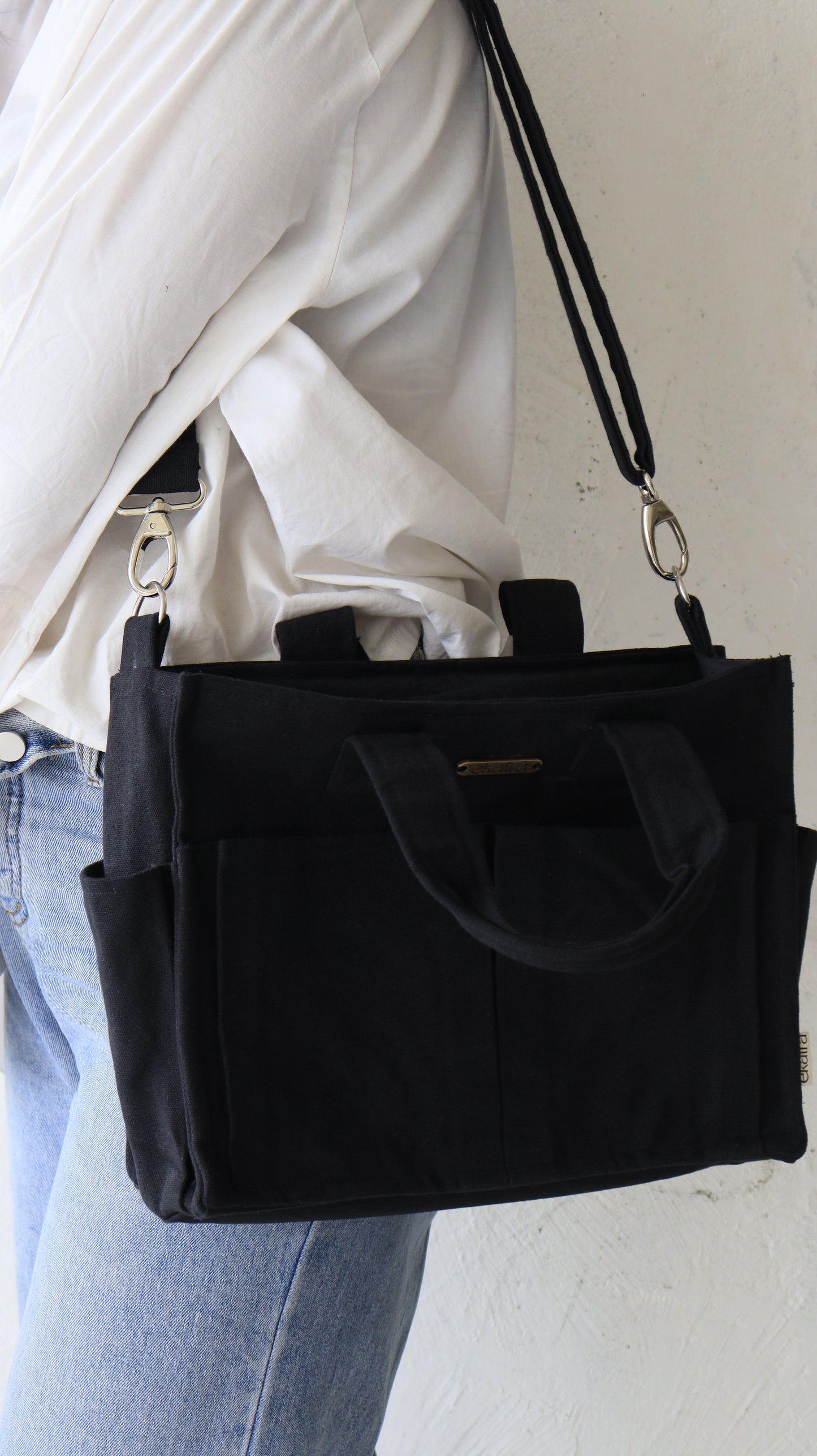 Leather Messenger Bag - Fits 13" Laptop