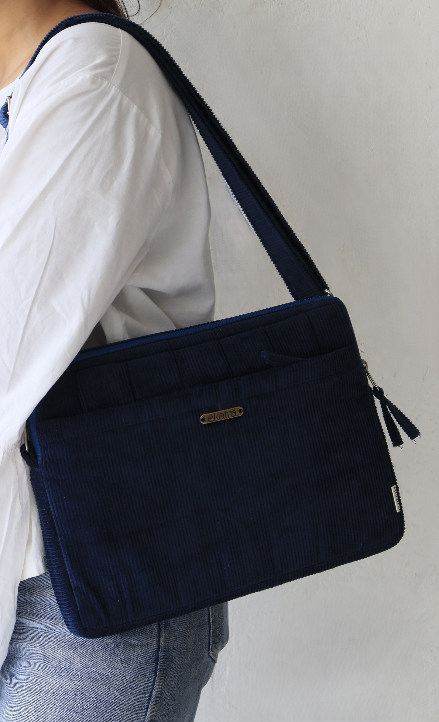 Corduroy Laptop Bag - Three Colours